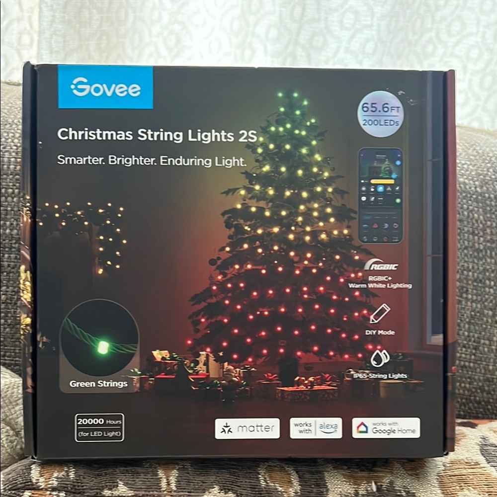 Govee Christmas String Lights 2S - Green